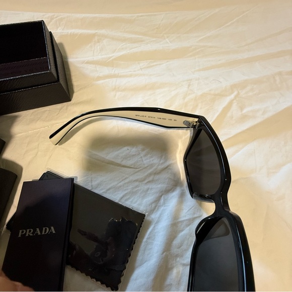 Prada Black and White Sunglasses main image 7